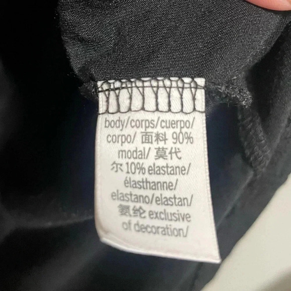 Victorias Secret black pijama shirt size Medium - Picture 4 of 5